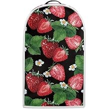 Strawberry Kitchen Appliance Covers with Sturdy Handle Blender Dust Cover for Kitchen Appliances Food Processor Cover for Toaster/Coffee Maker/Mixer/Juicer Homest