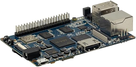 youyeetoo BPI-M64 64-Bit Quad-Core Mini Single Board Computer 2GB DDR3 SDRAM 8GB eMMC onboard WiFi (AP6212) & Bluetooth Support Android Linux Win 10 IoT