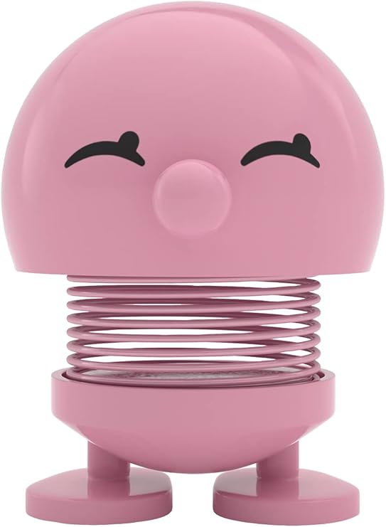 Hoptimist Classic Bimble Small Light Red Figurine, Scandinavian Modern Decor, 3.7 in Tall