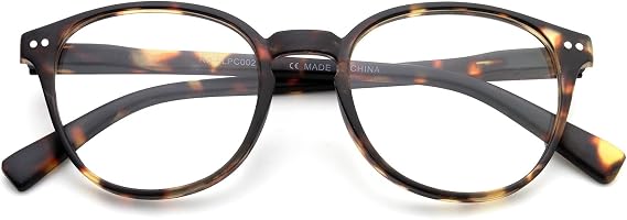 Round Reading Glasses for Women Men(+3.0)