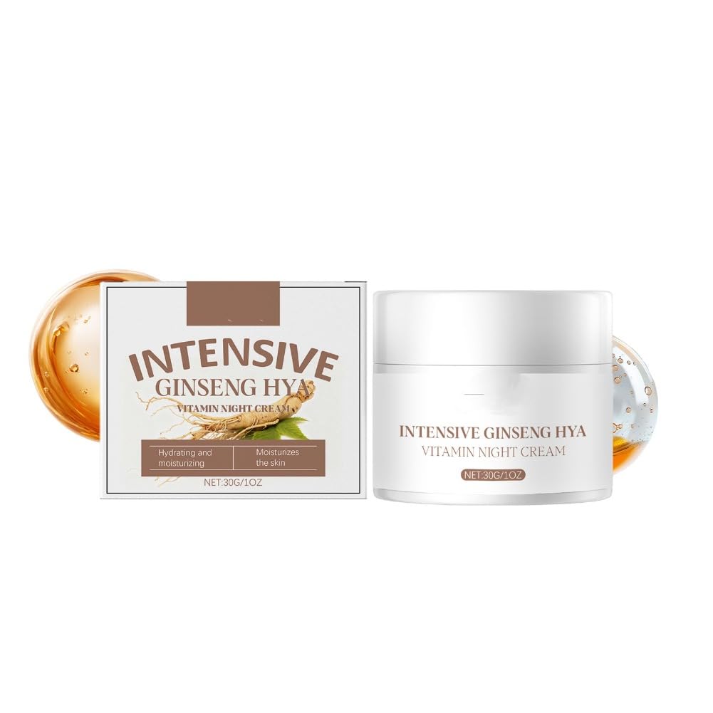 2pcs Ginseng Transparent Night Cream Facial skin barrier care Moisturizing, tender and mild skin care face cream