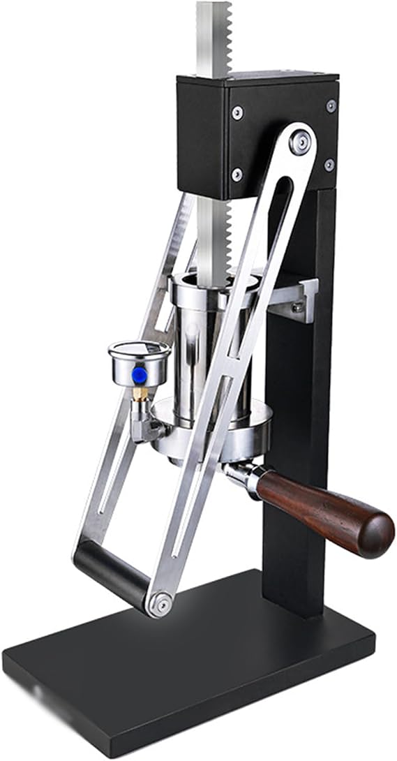 Espresso Coffee Maker, Manual Lever Espresso Machine, With Oil Pressure Gauge, Piston Core, 180 Labor-Saving Pressure Rod
