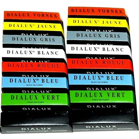 Dialux Polishing Compounds Bulk 16 Bars Jewelers Goldsmith Rouge 2 of Each Type