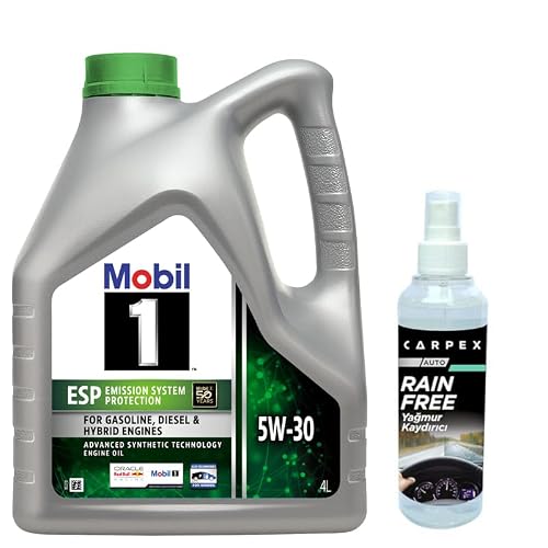 Mobil 1 Esp 5W30 Motor Yağı 4 L  06772 Carpex Cam Yağmur Kaydırıcı