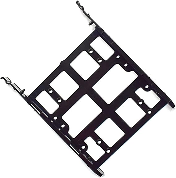 Plastic 2.5 inch / 3.5 inch SSD HDD Metal Mounting Adapter Bracket PC Hard Drive Enclosure Tray Holder Desktop