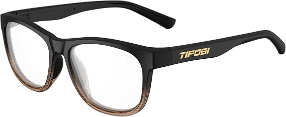 Tifosi Swank Reader Sunglasses - Built-In Bifocal Lens | 100% UVA/UVB, shatterproof polycarbonate. Built-in reader lens, hydrophilic nose pads. For lifestyle, golf & running.