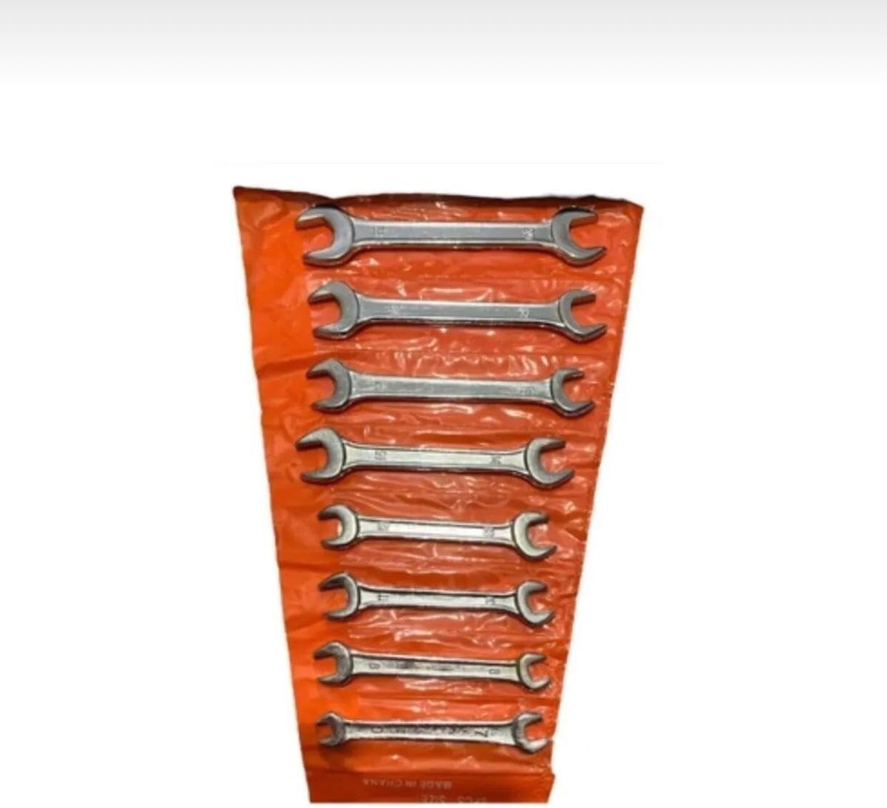 Quality 8 Piece Open Mouth English Key Set