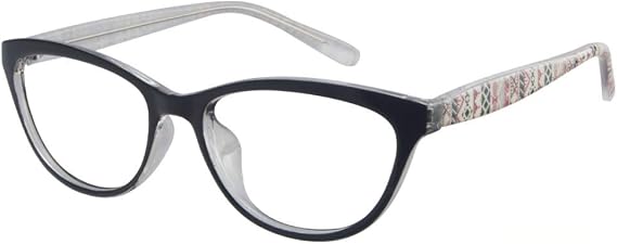 ProEyes Aries, Progressive Multifocal Reading Glasses, Zero Magnification on Top Lens, Anti Blue Light Resin Lens