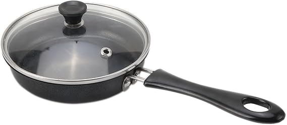 Petyoung 4.7" Nonstick Egg Pan, Stainless Steel Mini Egg Frying Skillet