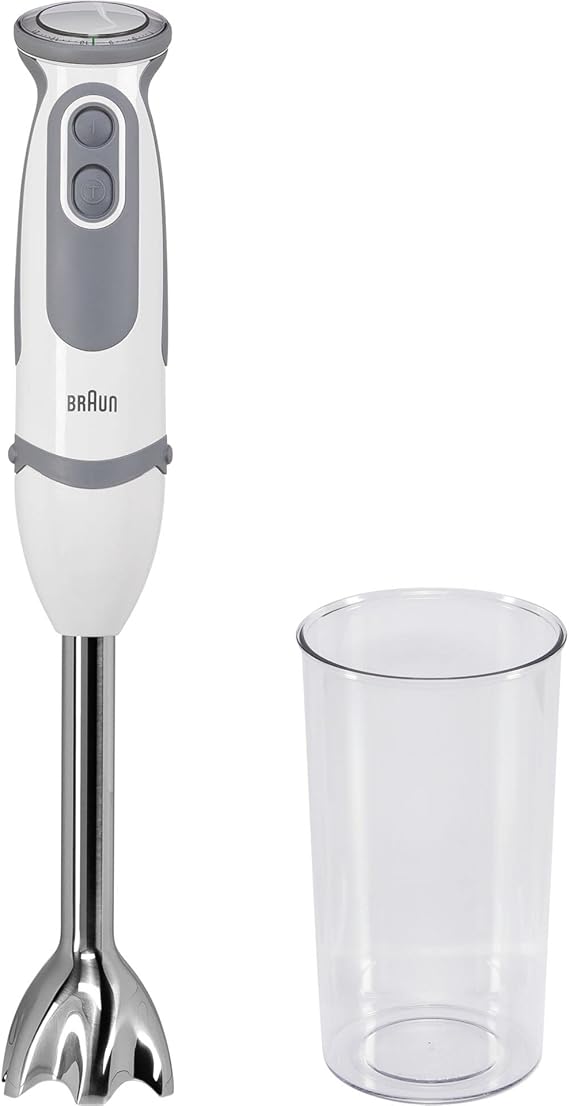 Braun House Hold mq5200 Hand Blender, Plastic, White/Grey