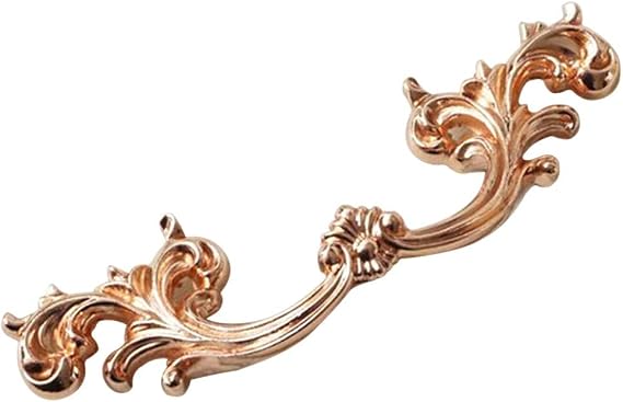 2.5" 3.78" Rose Gold Drawer Pull Handles Dresser Knobs Shabby Chic Kitchen Cabinet Knob Door Hardware 64 96 mm (2.5" Hole Centers)