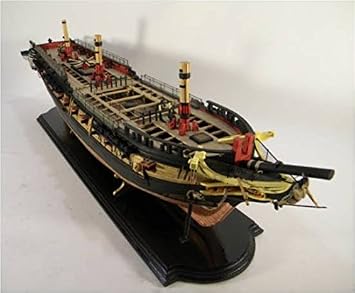 Model Shipways MS2041 - USF Essex 176 Scale Wooden Ship Model Kit for Adults to Build - for Experienced Modelers