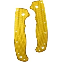 1 Pair PEI Scales Fits for Demko AD20.5, Custom Transparent Ultem Handle Patch DIY Replacement