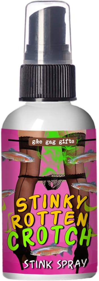 Stinky Rotten Crotch Prank Spray - Smells Like Crotch Sweat and Canned Tuna - Funny New Fart Spray