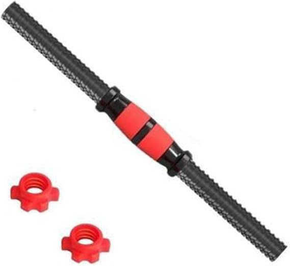 35cm Dumbbell Handles, Adjustable Dumbbell Weight Set with 1 Spin-Lock Collars Barbell Lifting Bar Handles for Gym Training Workout Exercise Weightlifting Supplies