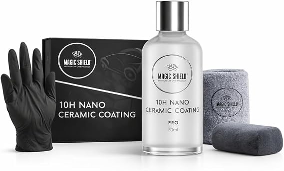 Magic Shield PRO 10H SiO2 Ceramic Coating for Cars, 50 mL