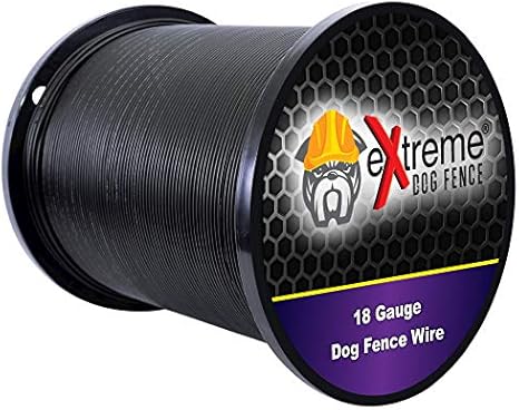 18 Gauge Electric Dog Fence Wire, 3000 ft, Solid Copper Core | 3000-ft continuous spool; polyethylene jacket, UV-resistant, direct-burial; fits Extreme Dog Fence, PetSafe & all in-ground