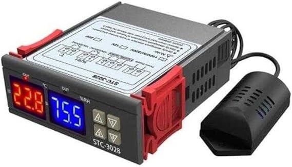 SANEC STC-3028 Humidity Temperature Control Thermostat with 12V LCD Display