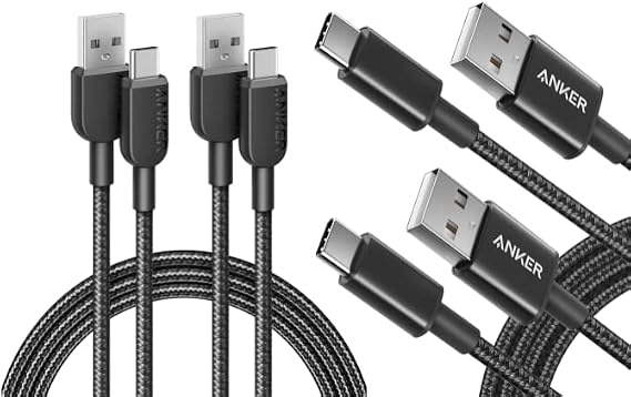 Anker USB C Charger Cable [2 Pack, 6ft], 310 USB A to Type C Fast Charging Cable