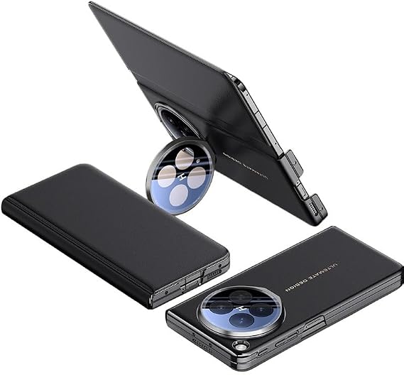 Leather Non-slip Case for Oppo Find N6 Pocket-Friendly (Black)