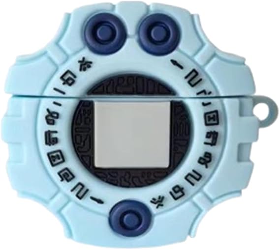 Silicone Case Compatible with AirPods pro 3rd Generation for Boys Girls Kids,Cute Cartoon Digimon Monster Digivice Headphone Cover for Airpods pro 3 (2025)