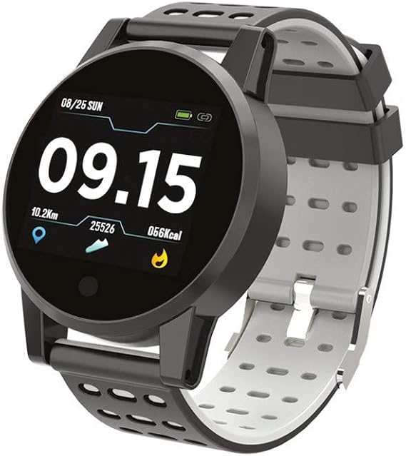 Polosmart PSSW06 Smart Round Smart Watch, Black