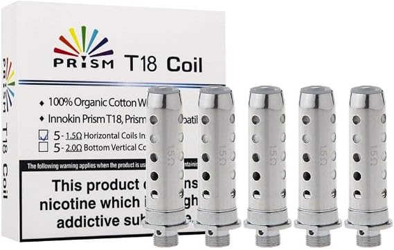 INNOKIN PRISM T18/T22 1.5 ohm Replacement Coil Atomizer Pack of 5