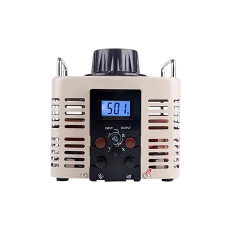 Single Phase Voltage Regulator Digital Display Variac, TDGC2 2KVA 220V to 0-500V 0-300V Stepless Regulate(0-300V)