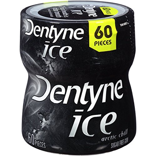 Dentyne Ice Sugarless Gum, Arctic Chill - 60 Pieces  Bottle, 4 Bottles