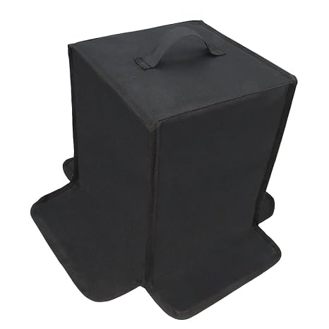 3D Printer Enclosure Blackout Cover Enclosure Protection with Handle,Prevent Sunlight Dust Storage Sleeve for LCD Resin 3D Printer-9.5x9.5x16 inch
