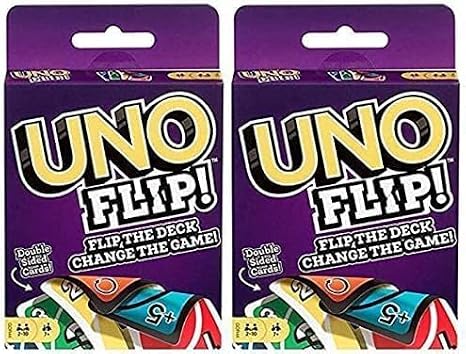 Mattel Uno Flip Card Game, Combo Pack of 2
