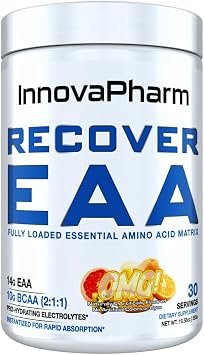 InnovaPharm Recover EAA Powder - OMG (Orange Mango Grapefruit) - 19.5 Ounces