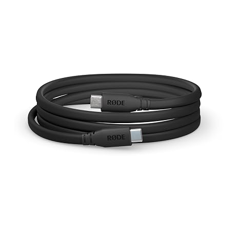 RDE SC17 USB-C to USB-C Flat Cable (1.5m, Black)