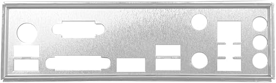 Laptop I/O IO Shield Motherboard Backplate Bracket Replacement for ASUS Prime B550M-A WiFi | WiFi交換用ノートパソコン付き。