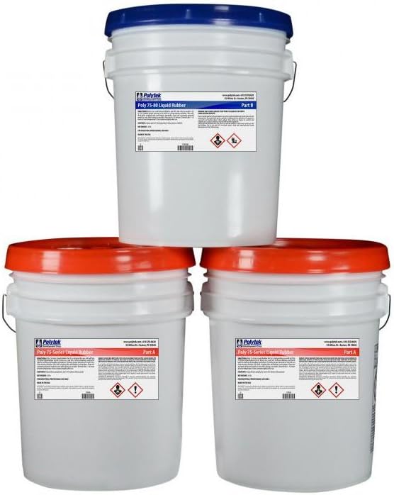 Polytek 75-80 Liquid Polyurethane Rubber (120lb Kit)
