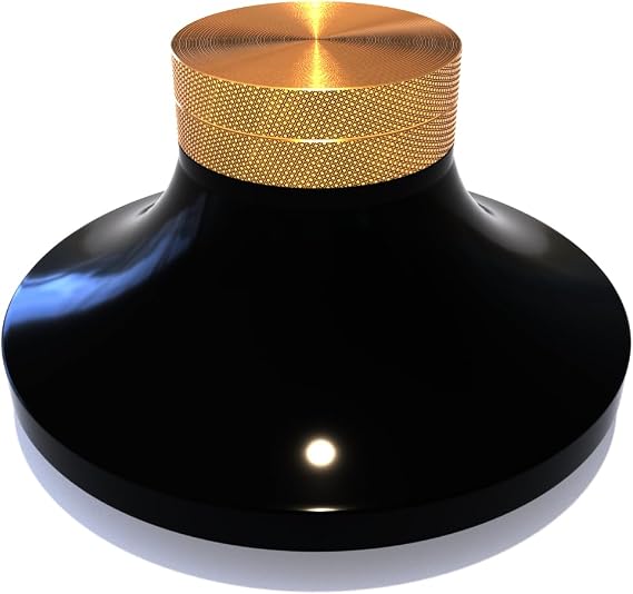 Aluminum Record Weight Stabilizer, 6oz Vinyl Clamp Record Puck LP Weight 3inx1.5in Turntable Weight Disc Stabilizer for LP Phono Vinyl Record Players (RS7637)