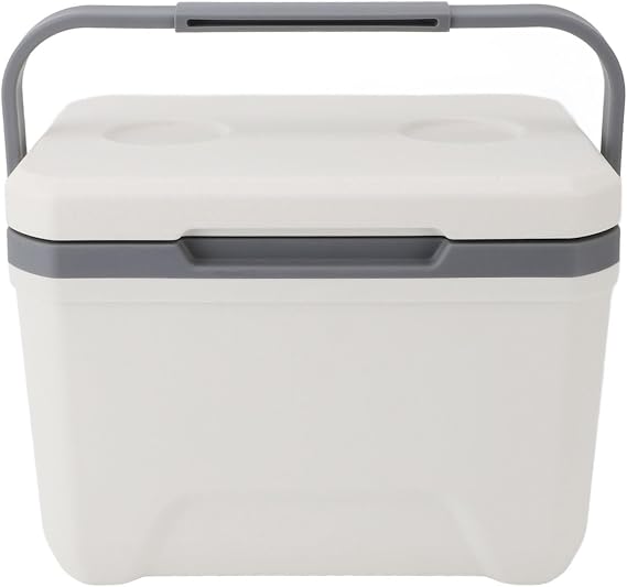 Insulated Portable Cooler, 6L Camping Cooler Lightweight PU PP Hard Coolers Insulated Ice Chest Lunch Box Coolbox for Beach Grill Travel