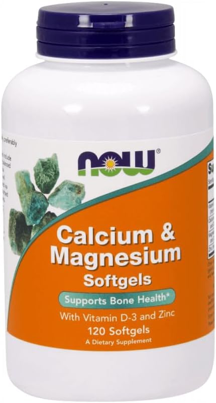 Now Foods Calcium/magnesium + Vitamin D, 120 Softgels
