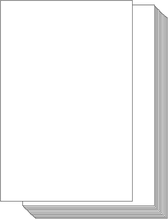 100 Sheets White Cardstock Paper - Ohuhu 11 x 17 Eco-Friendly Cover Card Stock Legal Printer Paper for DIY Making Cards Invitations Crafting Crafts Arts Ledger Tabloid Posters - 80 lb