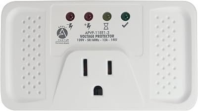 Appli Parts APVP-11EE1-3 120 V Voltage Surge Protector for Refrigerators, 5060 Hz, 12 A, 140 joules, regulator with time delay works with all electronic appliance brands