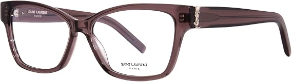 SAINT LAURENT SL-M116 003 Eyeglasses Women's Brown Full Rim Cat Eye 55mm
