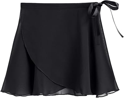 Stelle Ballet Skirt Women Chiffon Sarong Wrap Skirt Adjustable Tie Adult Dance Skirts