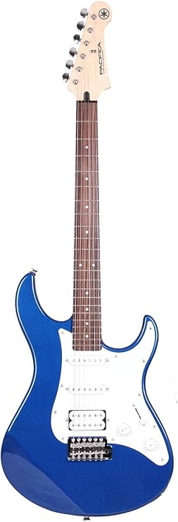 Yamaha Pacifica 012 – Full Size Electric Guitar with Tremolo Arm and 6 Steel Strings – Dark Blue Metallic