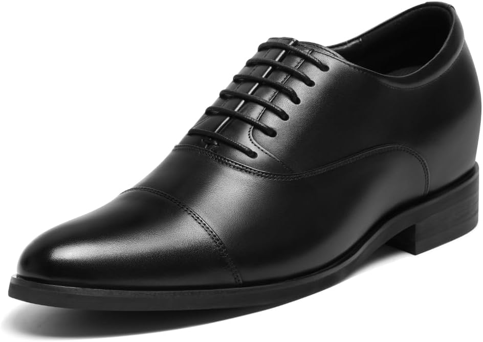 CHAMARIPA Men's Oxfords Elevator Shoes Invisible Height Increasing Shoes