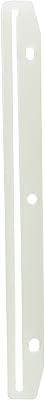 Rubbermaid 3-Hole Punched Plastic Edge Strip Magazine Holders For Ring Binders, 1 x 11.63, Frost, 12Pack