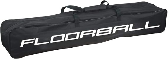 Floorball Big Stickbag - Black, Holds up to 24 Floorball Sticks and Accessories