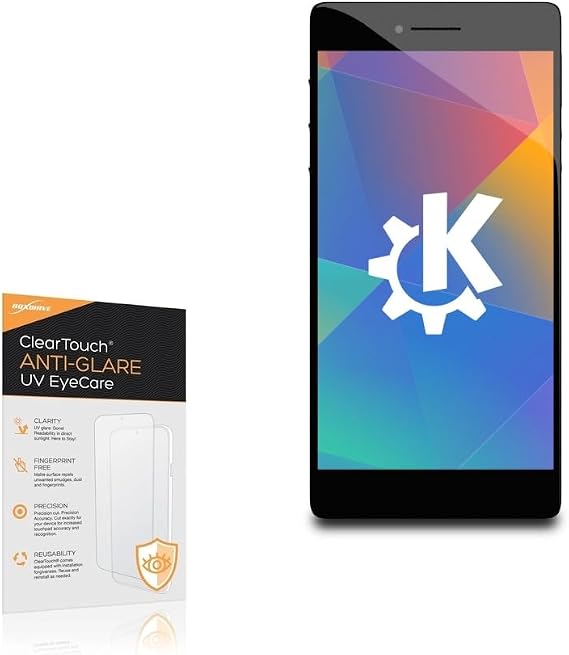 BoxWave Screen Protector Compatible with Purism Librem 5 - ClearTouch Anti-Glare Anti-UV EyeCare (2-Pack), Filters Out Harmful Blue Light Reduce Fatigue