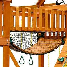 Gorilla Playsets 06-2004 Clatter Bridge Mesh Panels Add On for Swing Set Clatter Bridge, Black
