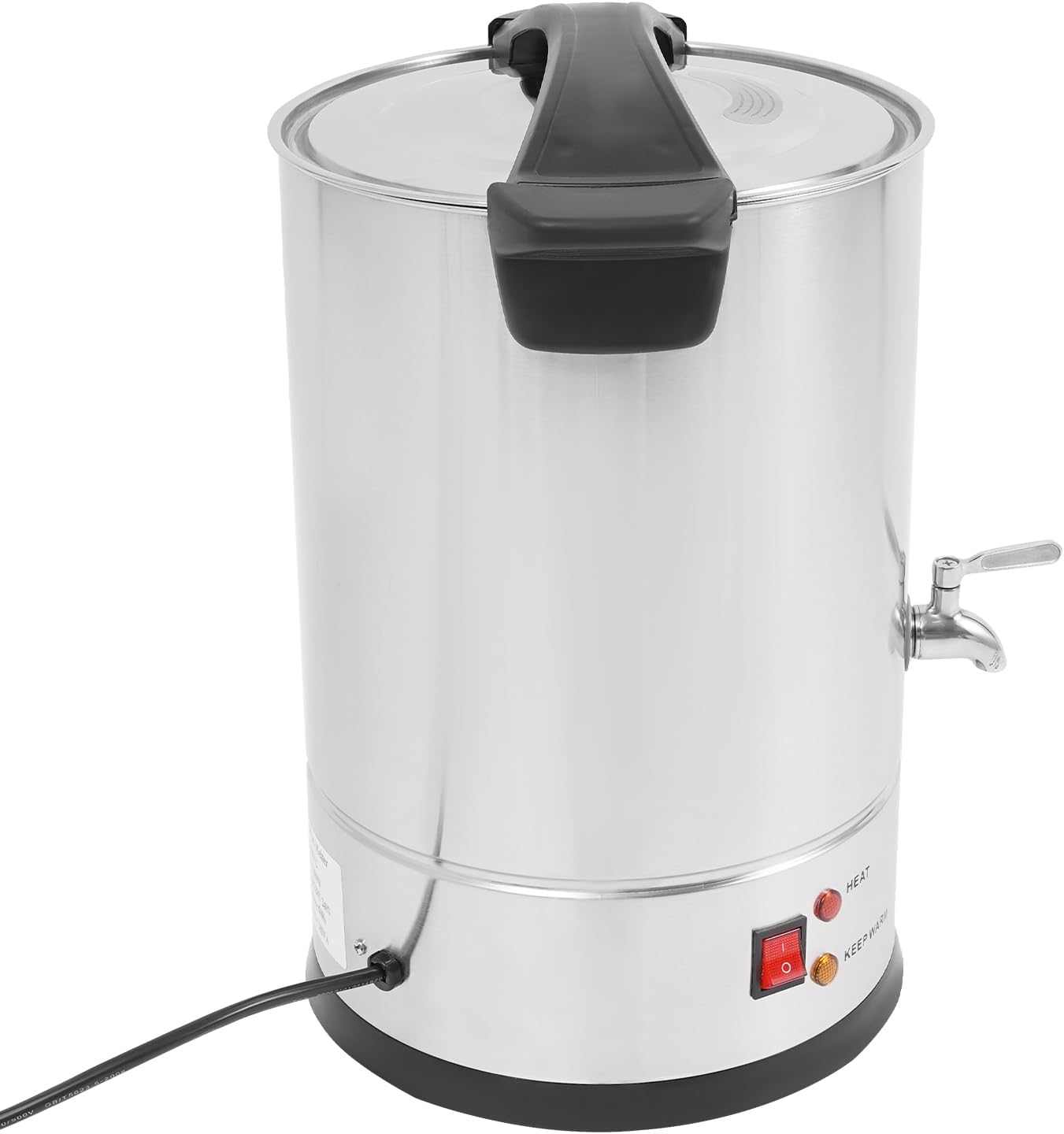 cutycaty 8l10l12l15l wax melter for candles 1800w electric wax melting even stainless steel candle wax melter large capacity diy candle making kit 30-110°c 12l