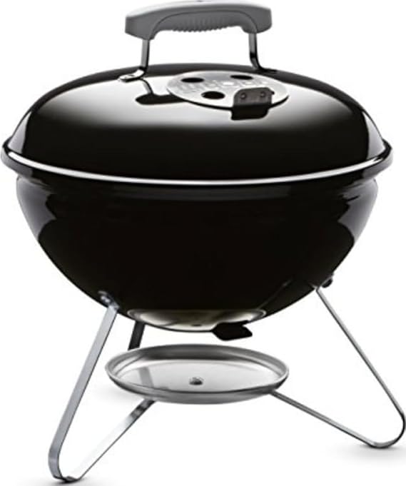 Weber Smokey Joe Portable Charcoal Grill for Outdoor Cooking and Travel, 14-Inch, Black